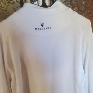 Front zipper sweatshirt. No hood. Fits size 16-18 womens